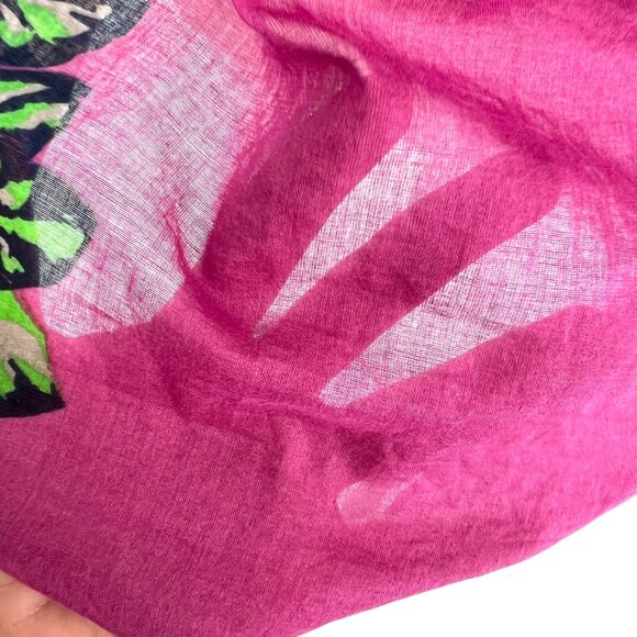 Soft Surroundings Bouquet of Roses Floral Short Sleeve Tunic Purple Size Small - Picture 11 of 14